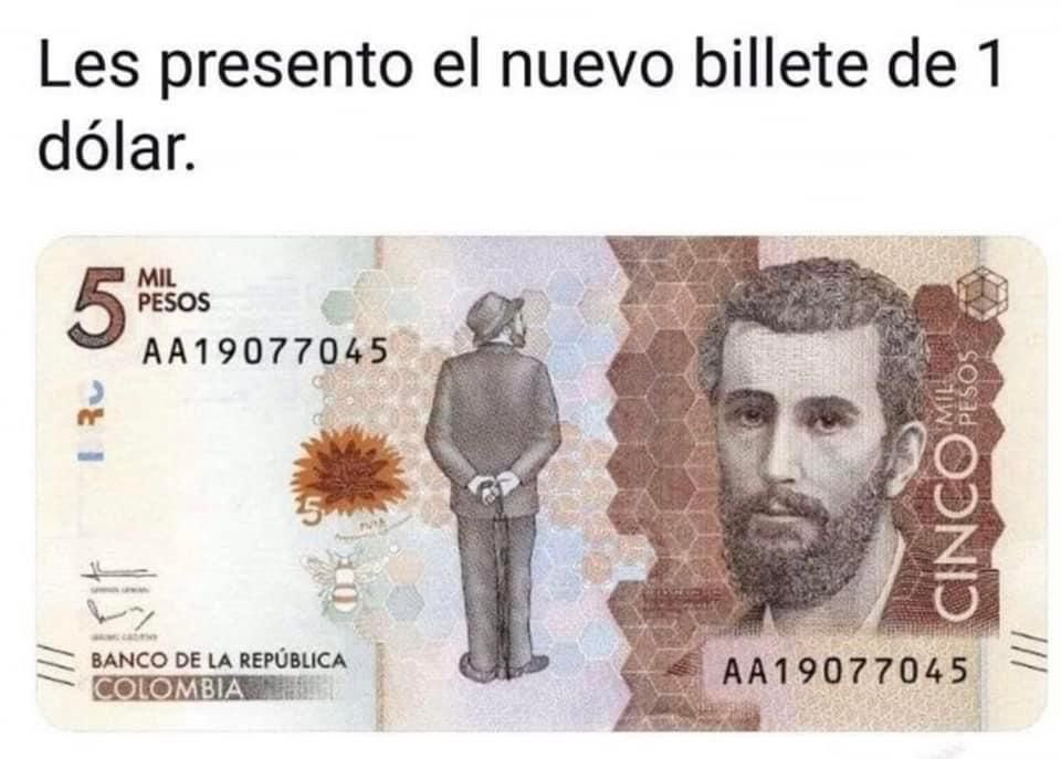 PalomaValenciaL's tweet image. Dólar a 5.000