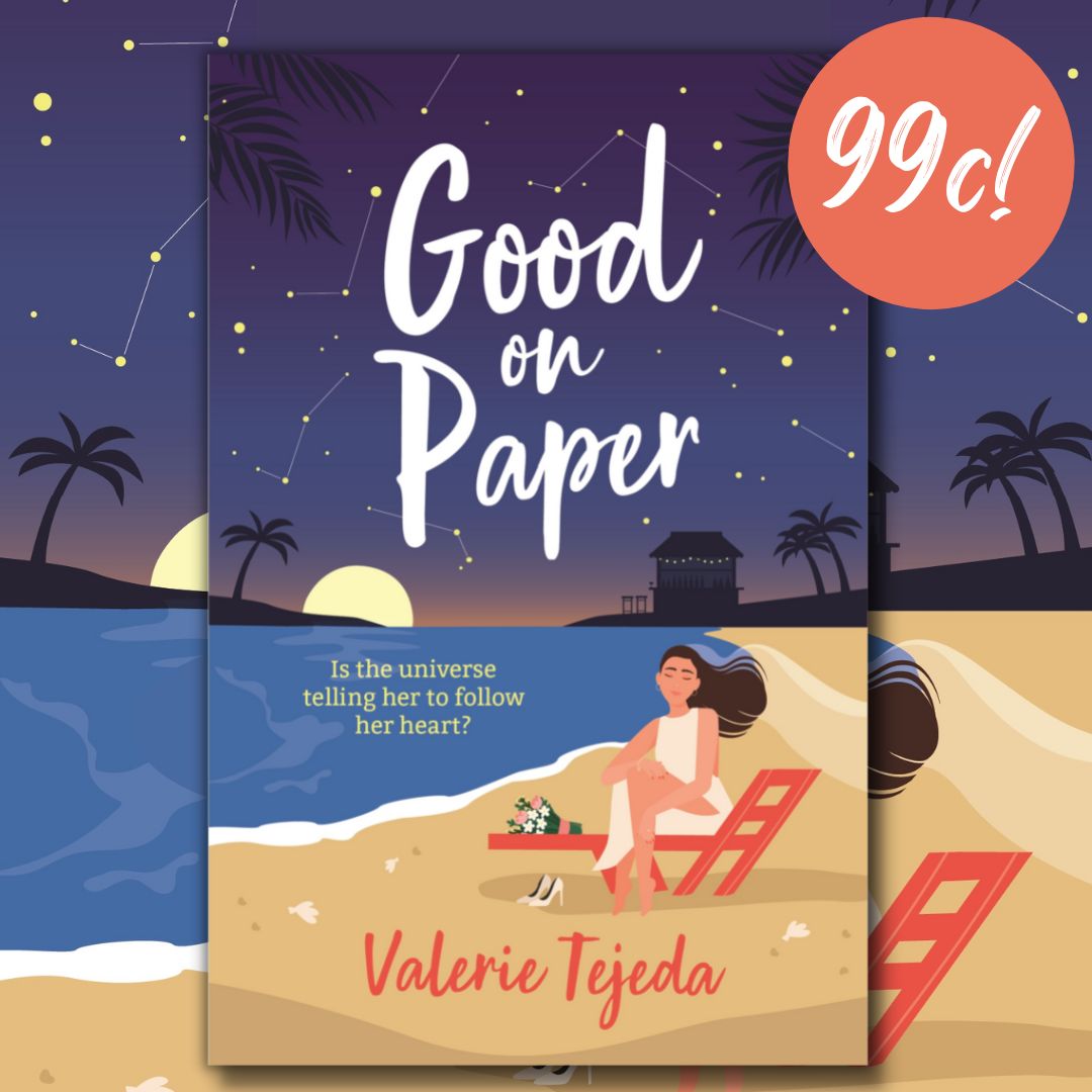 eternal_books's tweet photo. Is the universe telling her to follow her heart?

You can't go wrong with this fabulously fresh friends-to-lovers beach read full of heart and soul from @valerietejeda!!

#GoodOnPaper is available now for just 99c!

👉https://t.co/DM7H5z26oq✨ https://t.co/dRYZO2zLqX