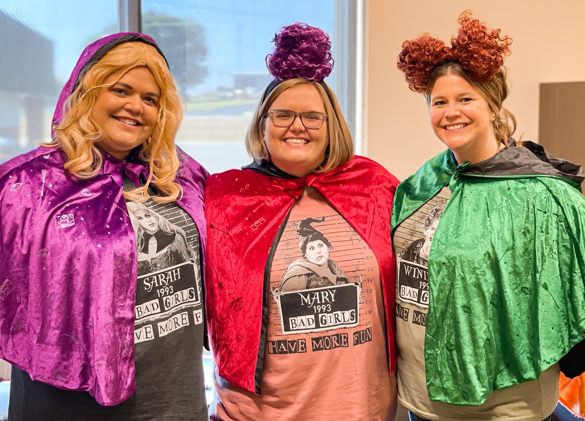 LLFreight's tweet image. Our L&amp;amp;L employees getting into the spirit of Halloween with a little Hocus Pocus and Ghostbusters.