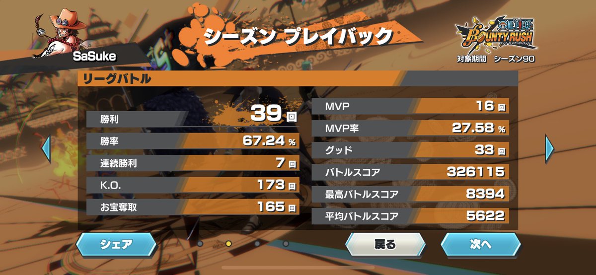 SaSukebounty's tweet photo. 最近どのパーティで勝率60%維持できていい感じ✌️ https://t.co/lt1s3dWsiC