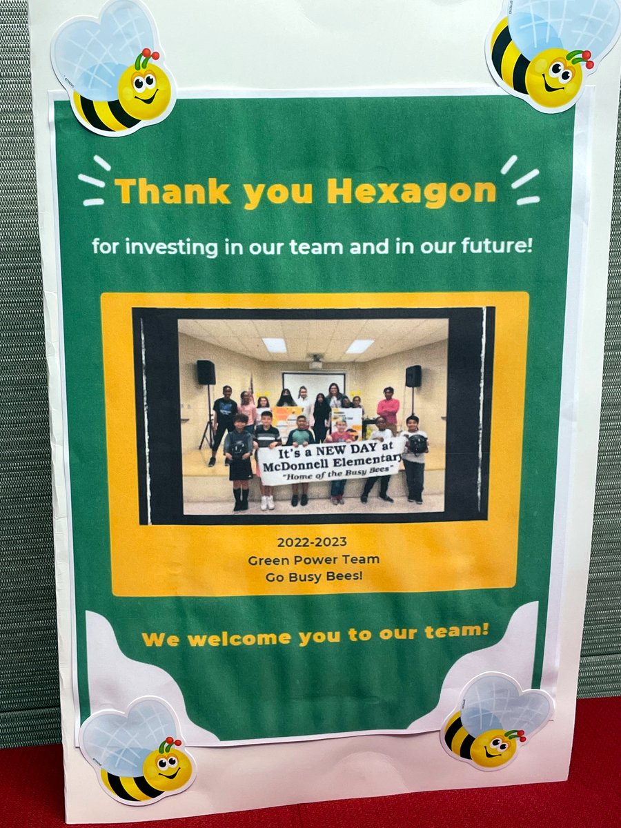 HexagonSIG's tweet photo. We're proud to support the engineers of the future by investing in #STEM education! At McDonnell Elementary in Huntsville, we sponsor the #greenpower team, which designs and races environmentally friendly, battery-powered cars. #stemeducation #sustainability #engineering https://t.co/AEBVj9licu