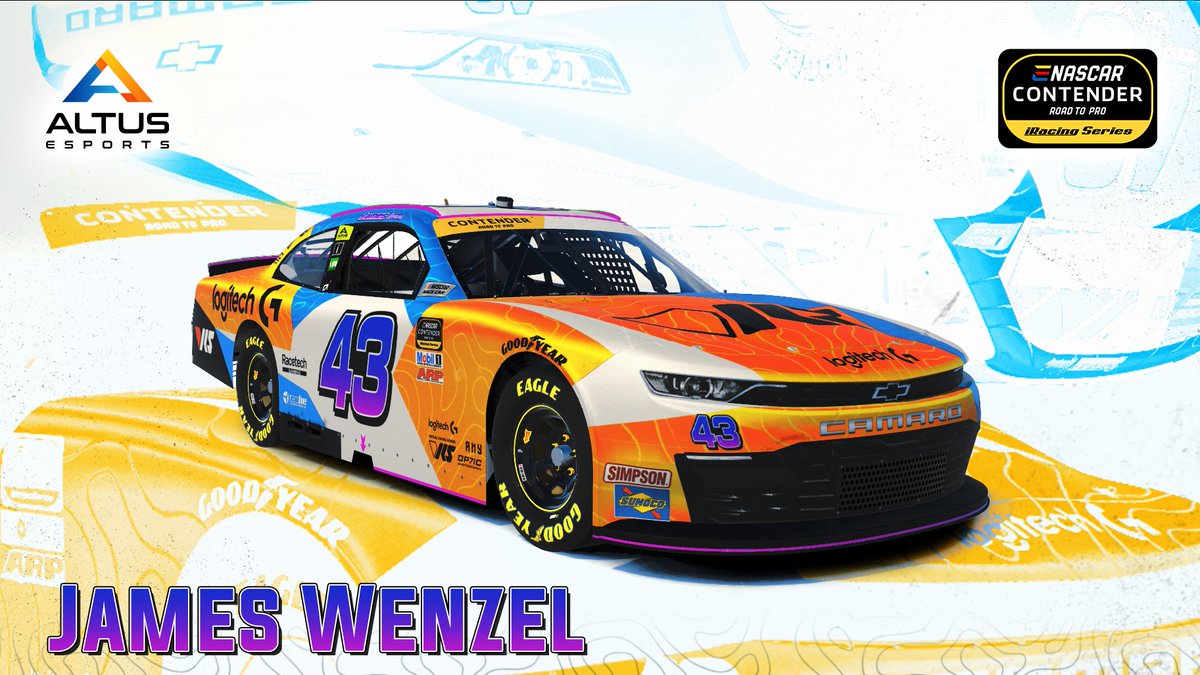 Altus Esports (@altus_esports) on Twitter photo eNASCAR Contender Lucky 7! It's <a href="/JTWenzel3/">James Wenzel</a> in the #43 Chevy.
We are super excited to see James get the opportunity in Contender. You can bet he'll take it with both hands and go to town!
Be sure to watch all 7 on the Altus Train at 9:00PM EST. Let's go!
#WeAreAltus #Contender eNASCAR Contender Lucky 7! It's <a href="/JTWenzel3/">James Wenzel</a> in the #43 Chevy.
We are super excited to see James get the opportunity in Contender. You can bet he'll take it with both hands and go to town!
Be sure to watch all 7 on the Altus Train at 9:00PM EST. Let's go!
#WeAreAltus #Contender