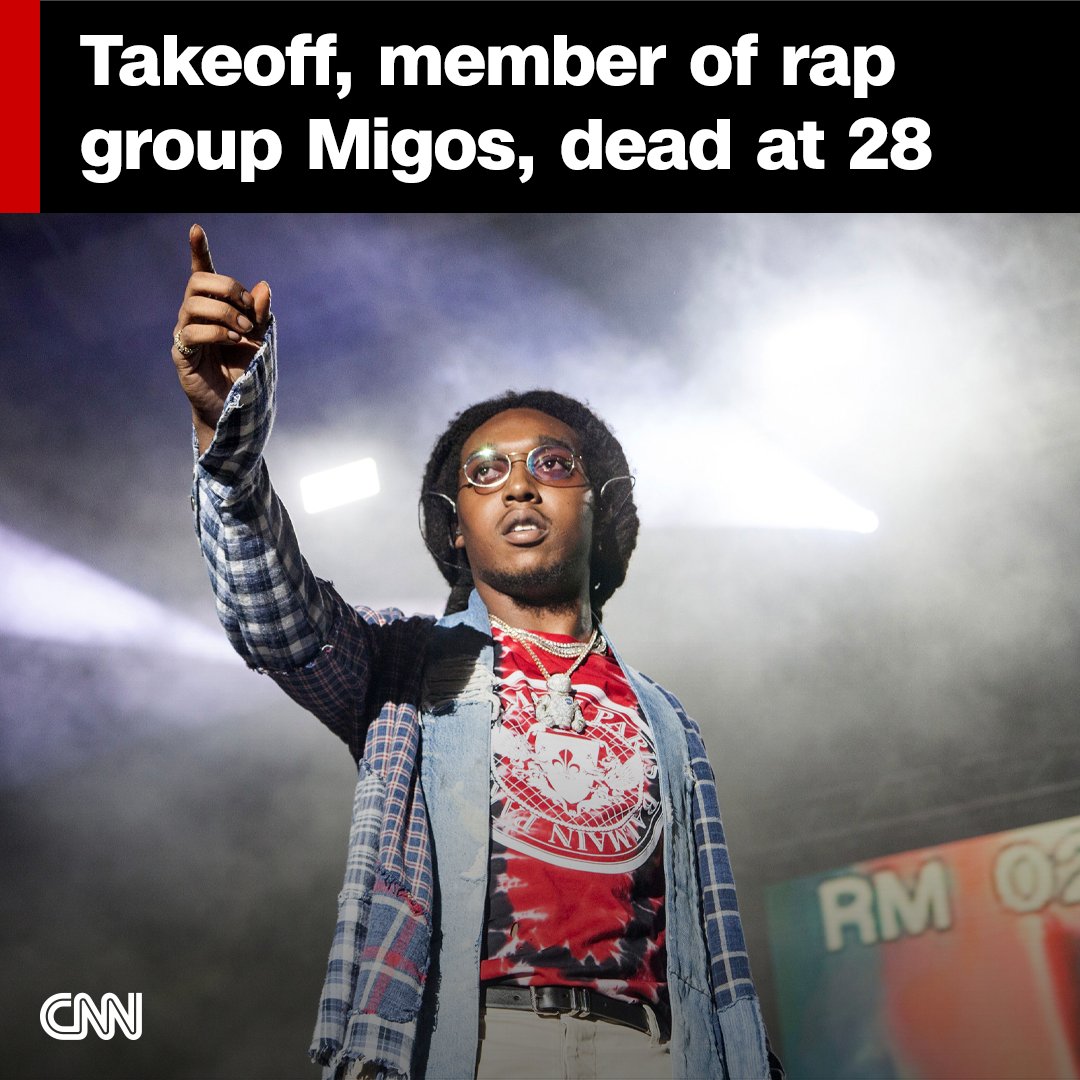 Takeoff, who was one third of the platinum-selling rap group Migos, was shot and killed early Tuesday in Houston,Texas, a source close to the group confirmed to CNN. He was 28. cnn.it/3UdS1ih