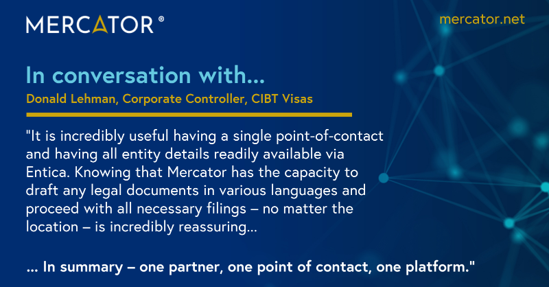 MercatorbyCitco's tweet photo. We spoke to Donald Lehman, Corporate Controller at CIBT Visas, about Covid-19’s impact on operations and how Mercator’s partnership and smooth onboarding helped ensure its 97 entities were compliant across all laws and regulations. Read our conversation:
#Compliance #Entica