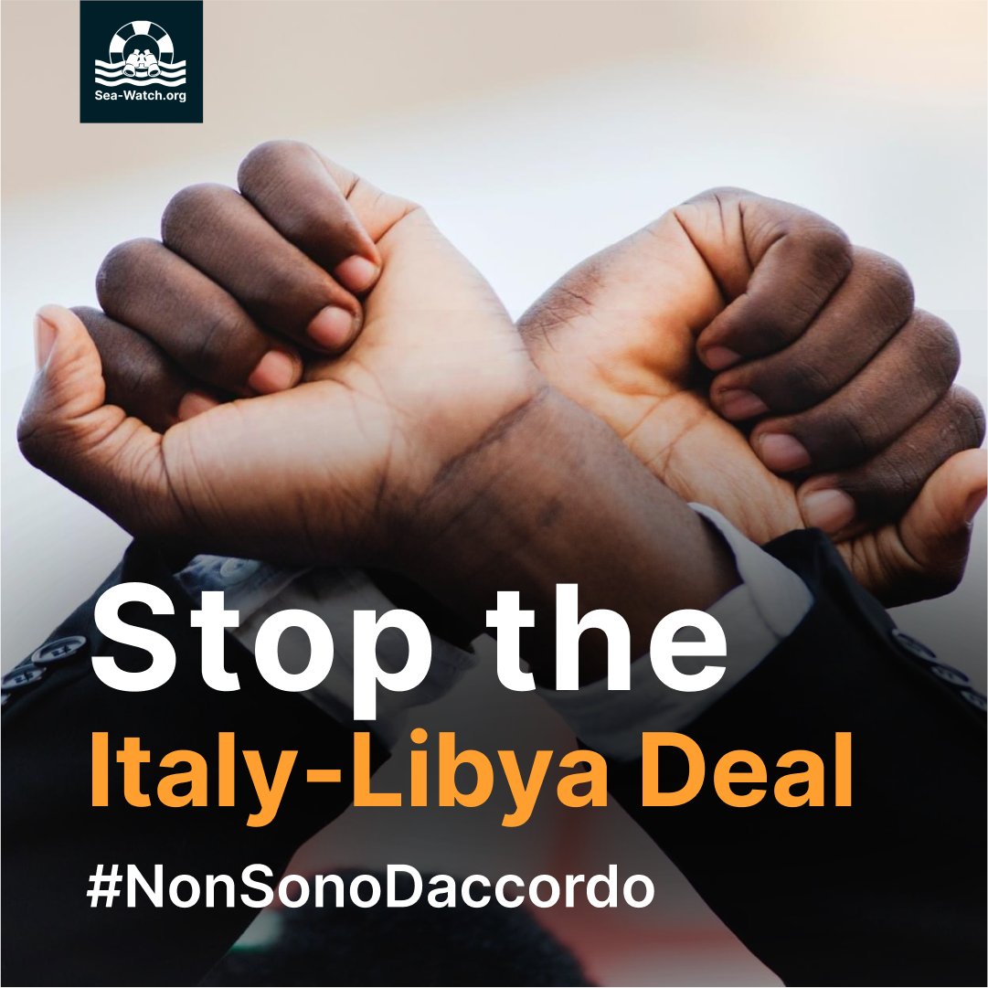 seawatch_intl's tweet image. Five years ago, #Italy, the #EU, and #Libya signed an agreement to cut off refugees&apos; way to Europe. The deal promoted violence and abuse in #Libya &amp;amp; the #Mediterranean. Tomorrow, the memorandum will be automatically renewed in the Italian Parliament -