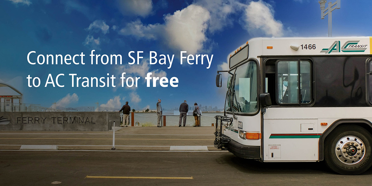Friendly reminder: If you ride @SFBayFerry into the Alameda Seaplane Ferry Lagoon Terminal, you can transfer onto Line 78 for free! Line 78 runs through Alameda (along Santa Clara Ave) all the way to Fruitvale BART. bit.ly/3h2sZo7