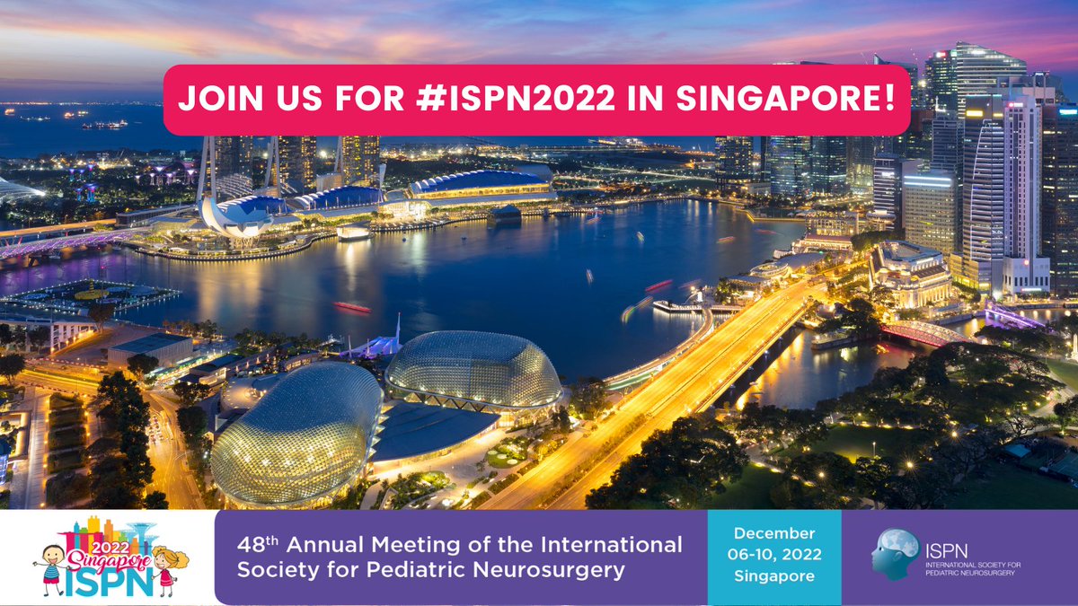 We look forward to welcoming you to Singapore on December 6-10 for #ISPN2022! Here are some useful links: 🔗Registration: bit.ly/3gLyG9K 🔗About Singapore: bit.ly/3DKBVXX