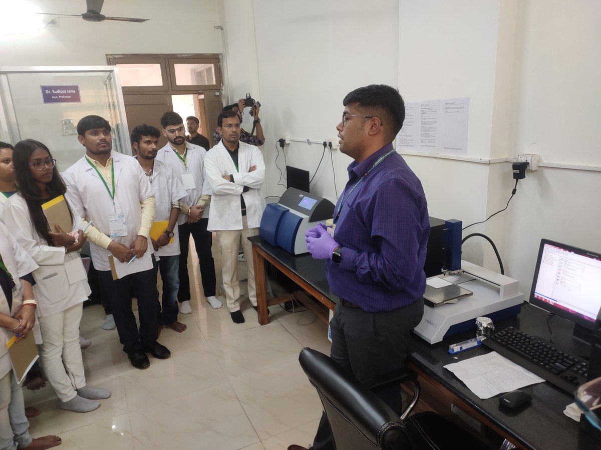 bbchampati77's tweet photo. Day 2
"Exploring the natural resources through Science Serving the mankind at best"
DST-STUTI-ICT Training Program on Analytical Techniques for the Characterization of Pharmaceuticals and Biopharmaceuticals #DSTSTUTI #DststutiICT #BSW @IndiaDST https://t.co/u6zfLUb65H