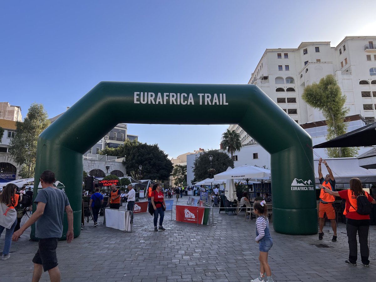 Eurafrica Trail arrives in Gib for Vertical Run the last stage of the two continents three countries event