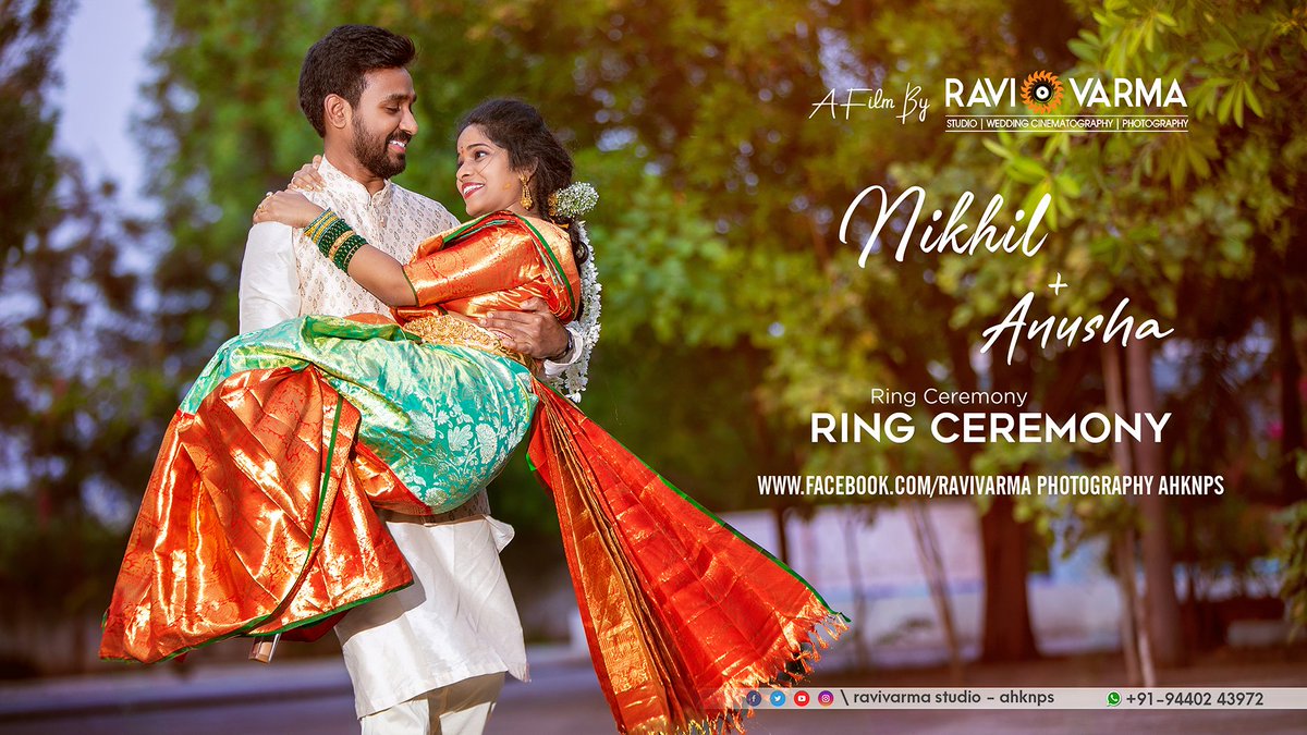 RavivarmaStudio's tweet photo. https://t.co/hDPi8da8OL
#Best #Enagagment Teasar #Nikhil+Anusha
#engaged #wedding #bride #bridetobe #love #weddinginspiration #engagement #weddingplanning #weddingphotography #weddinginspo #weddingday #weddingdress #shesaidyes #weddings #weddingideas #weddingphotographer https://t.co/IBO2oWbCy9