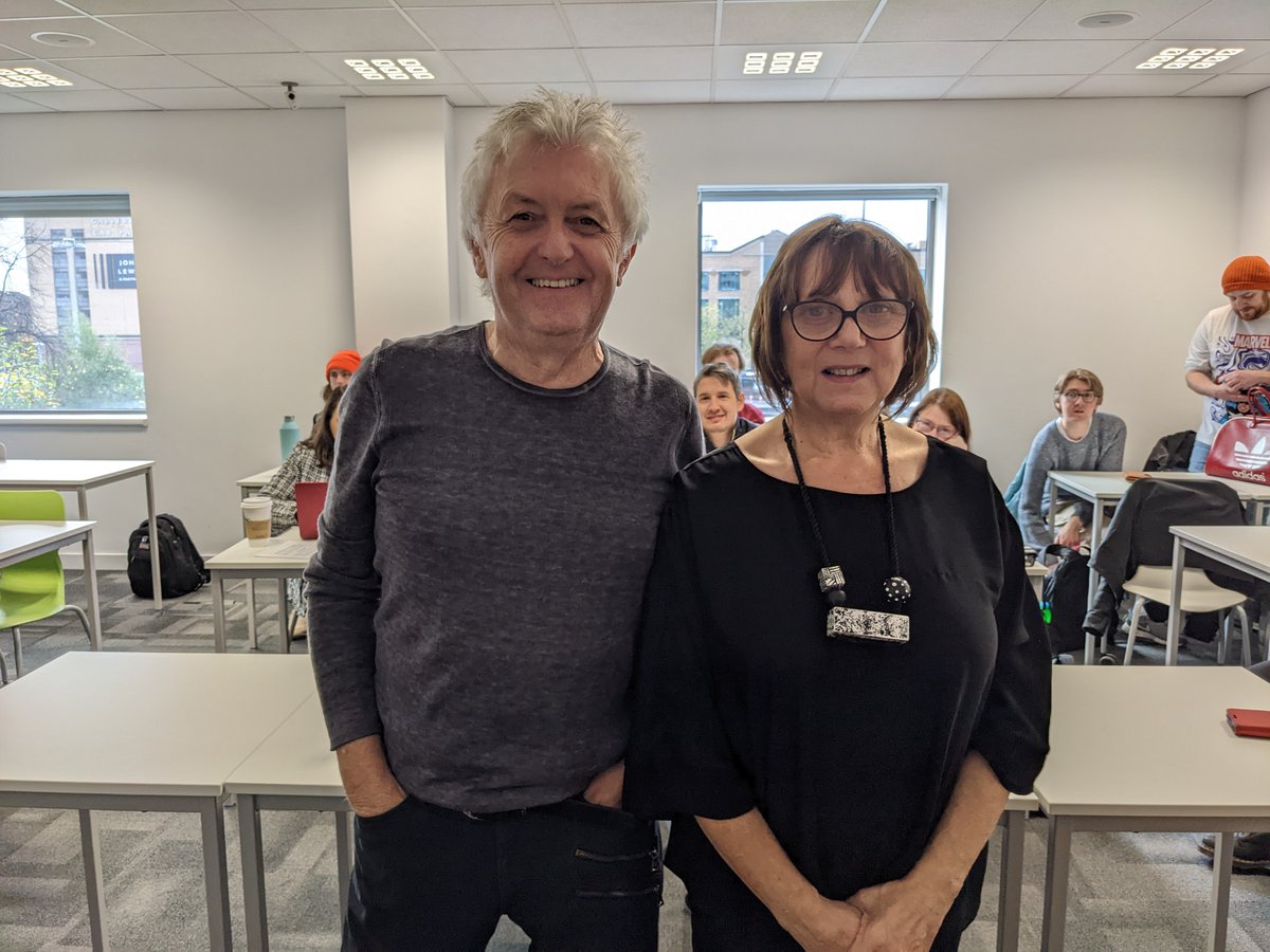 🗣️ 'It's early days with the Amy Winehouse project but I'm thrilled to be involved.' TV writer and producer Mal Young, who returned to GCU today to hold writing workshops with the next generation of screenwriting talent, discusses his latest project. ➡️ gcu.ac.uk/aboutgcu/unive…