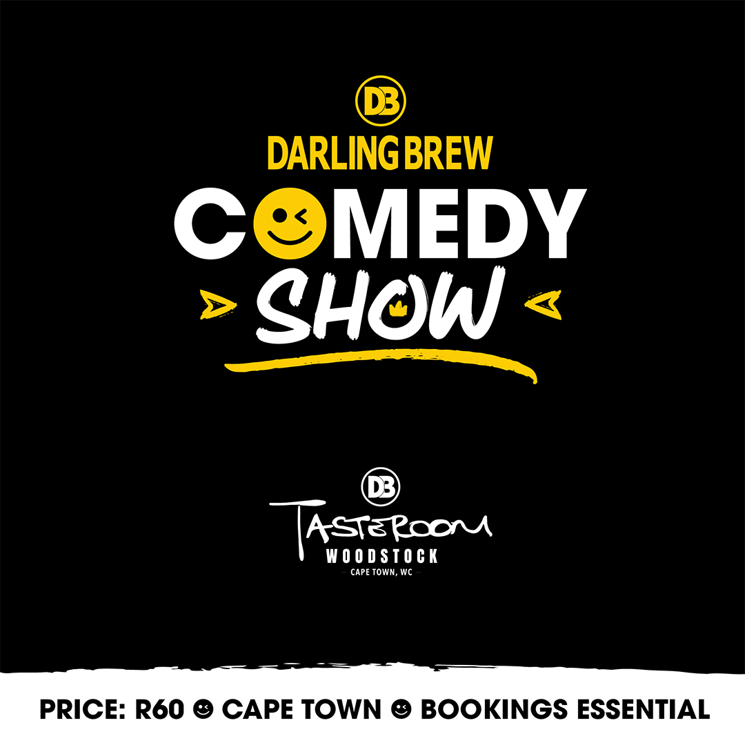 DarlingBrew's tweet photo. It’s Comedy Night at our #DBTasteroom in Woodstock this Thursday! You’re in for a night of gut-busting giggles so be sure to book your tickets now 🎙🍺

🗓: 3 November 2022
🕗: 8pm

Quicket: https://t.co/koxf5pDQjX https://t.co/aGBstF3KXp