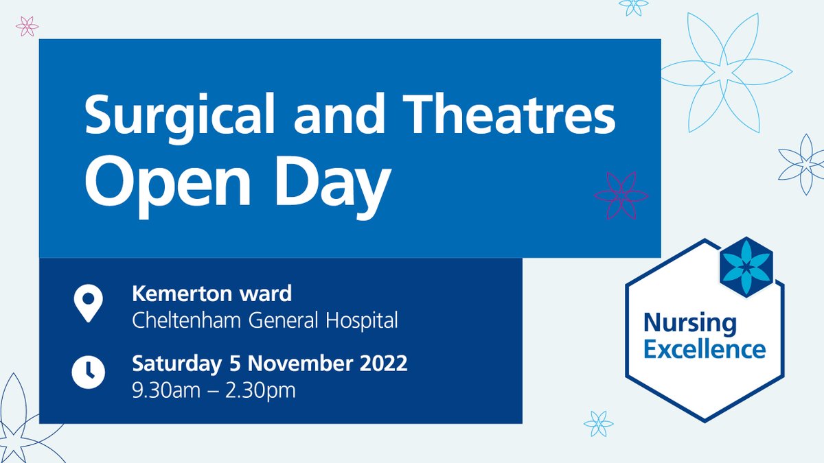 This Saturday! Join us for our Surgical and Theatres Open Day on 5 November. 

Learn about our exciting new Day Surgery Theatre and new of state-of-the-art robotic equipment, tour the wards and chat to our teams.

Register here: eventbrite.co.uk/e/surgical-and…

#recruitment #ODP