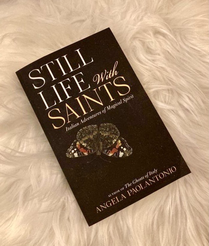 LAmericana's tweet photo. “In her first memoir, The Ghosts of Italy, Angela finds her Italian soul. … In Still Life with Saints: Italian Adventures of Magical Spirit, Angela takes us deeper into her world on Via Fontana…deep into her inner journey.” Ellen Shick for @pinkpangea #StillLifeWithSaints https://t.co/7NuXtb6O1N