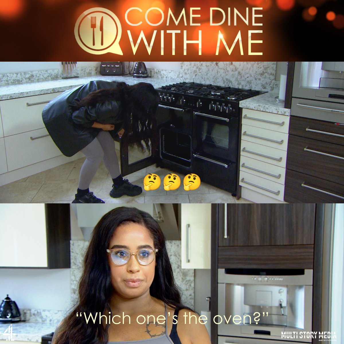 Kam is up on #ComeDineWithMe tonight, if she can find out where the oven is! 🤣 Watch on Channel 4 and All4 from 5:30pm tonight!