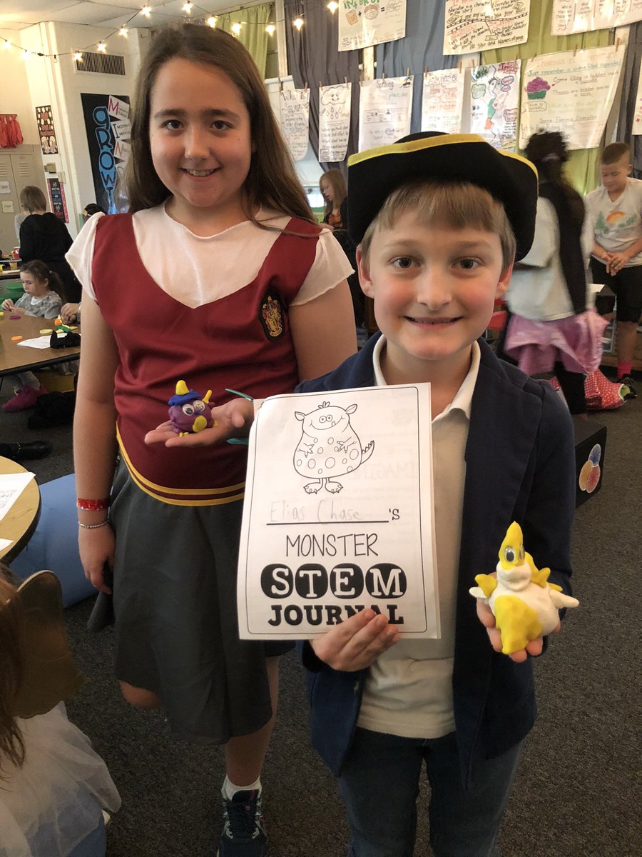 Eeek monsters everywhere! As Halloween can be chaotic, reading a great book titled “I Need My Monster” and creating a stem project that stimulate an environment of rigor and enthusiasm for learning! #stemismyjam <a href="/WFISDschools/">Wichita Falls ISD</a> <a href="/fainrockets/">Fain Elementary</a>