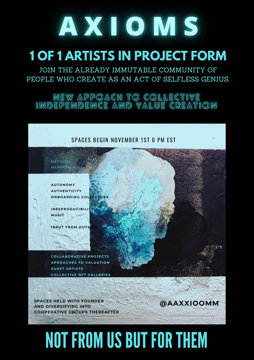 AS PROMISED, 3:00 PST - 6:00 EST LINK TO PROJECT PROFILE REVEALED THIS EVENING. MEMBERS AND CONTIBUTORS CONSIST OF #elizabethgrosz #zizek #ranciere #majaratkje #stephenwillats #olafurelliason n mORE. EVERY PARTICIPANT THEMSELVES BECOMES AN EQUAL PART OF THIS ECOSYSTEM #web3 #NFT