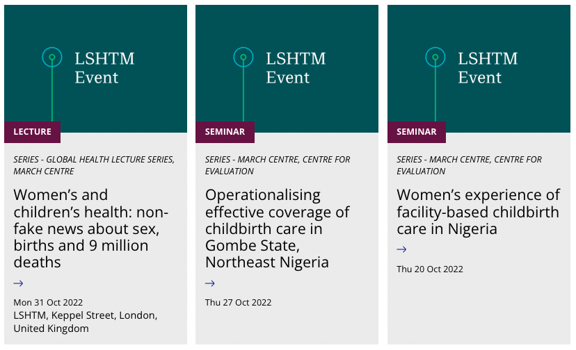 MARCH Centre, LSHTM tweet media