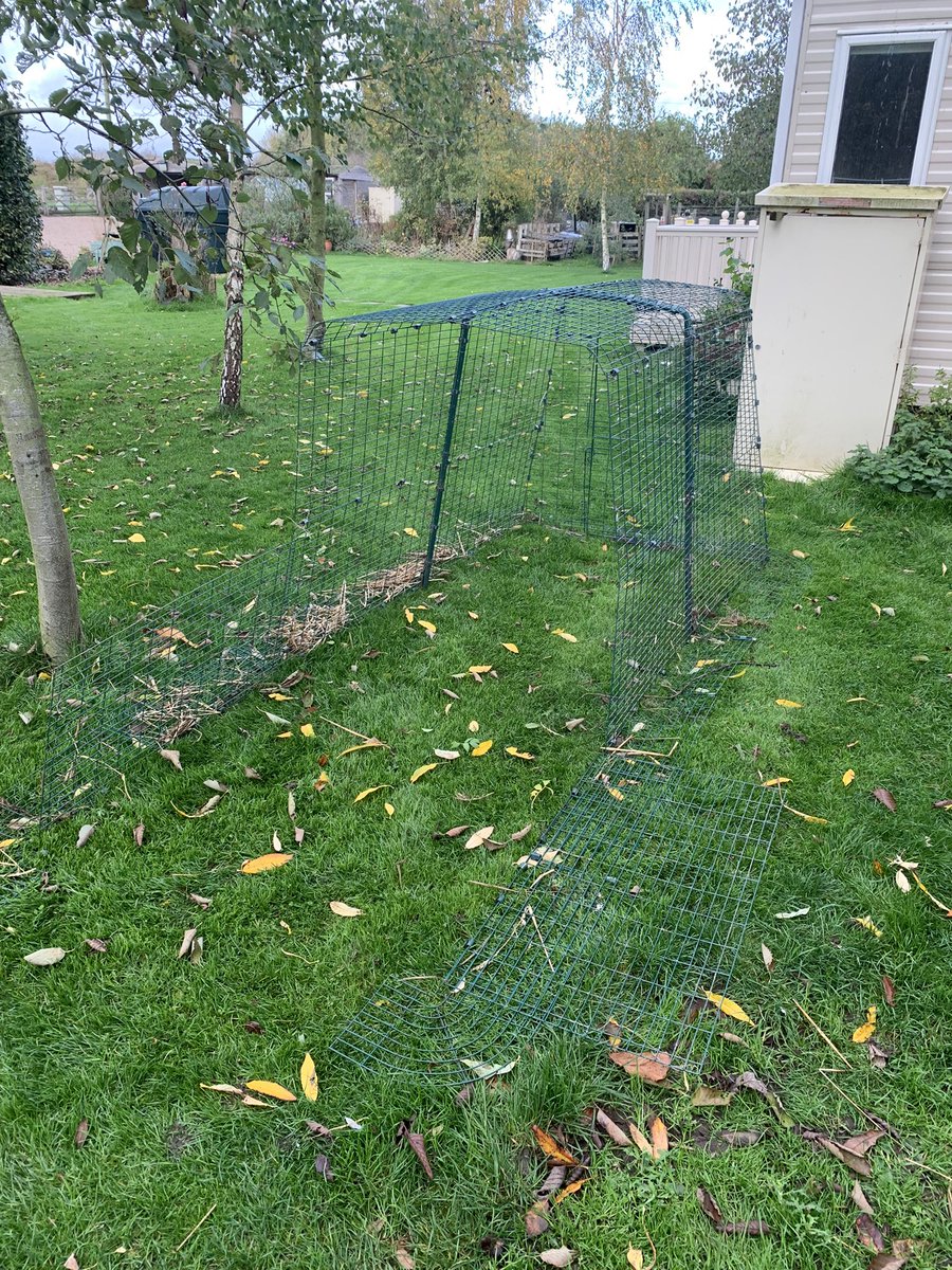 2 x  3m Omlet Eglu runs for sale - can be adapted to fit other coops 83cm wide and 110cm wide
£120 each