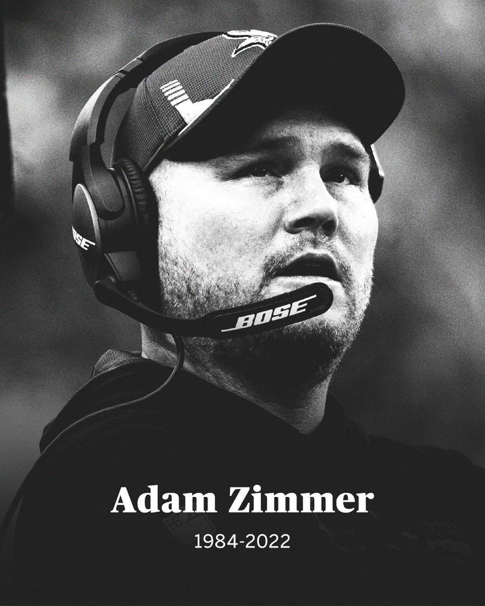 ESPNNFL's tweet photo. Adam Zimmer, the son of former Minnesota Vikings coach Mike Zimmer, has died. He was 38.

Most recently, he had been working as an offensive analyst for the Bengals.

More: https://t.co/Bye0Lsivhz https://t.co/JaqAl7TFQc