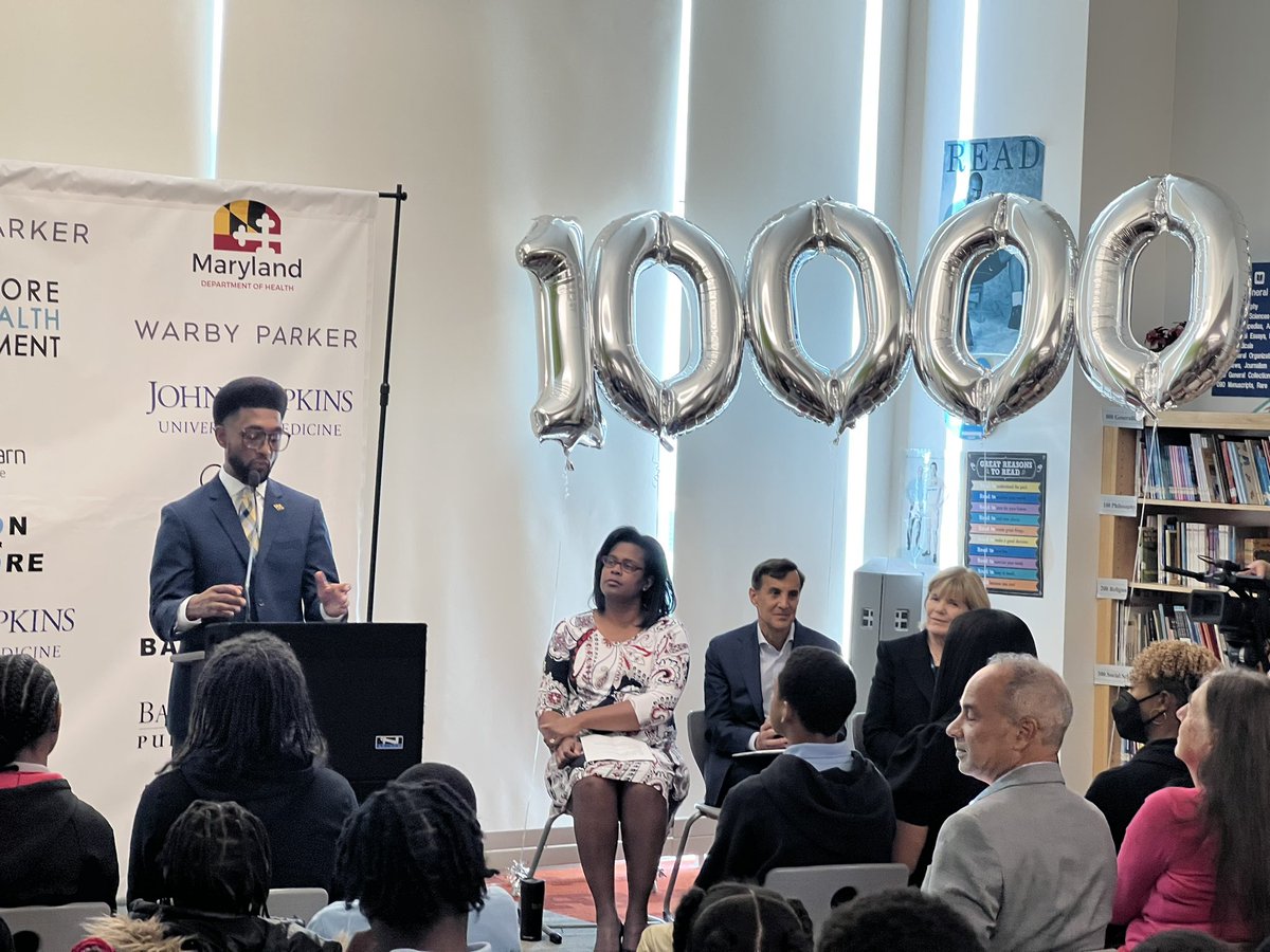tvtooten's tweet photo. To date, 10-thousand Baltimore City Elementary-Middle School students have received free eyeglasses 👓 https://t.co/6Qxly9Sphc