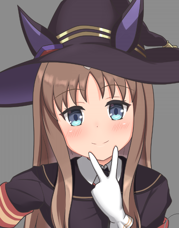 グラスワンダー(ウマ娘) 「ハロウィンイラストここまで完成しました。全体公開は同人誌やpixivで載せます 」|こかもりのイラスト