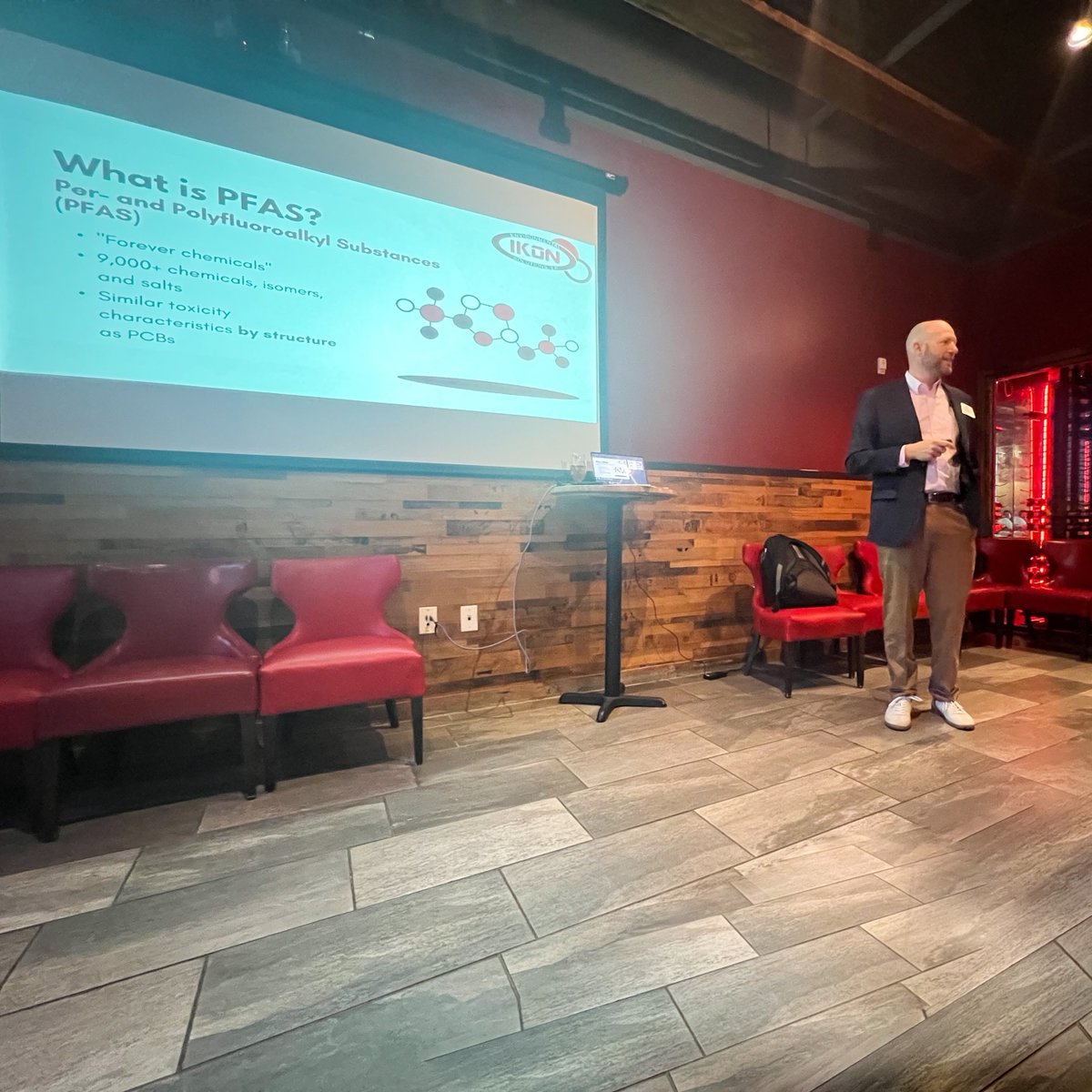 IKON_Enviro's tweet photo. Thank you to the Industry Council on the Environmental for allowing our very own Andy Adams to speak at the Houston Luncheon last week! The information regarding PFAS was thought-provoking and the food was delicious! 😋
#IKON #WeHaveSolutions #WasteManagement https://t.co/FWd9SFEvYN