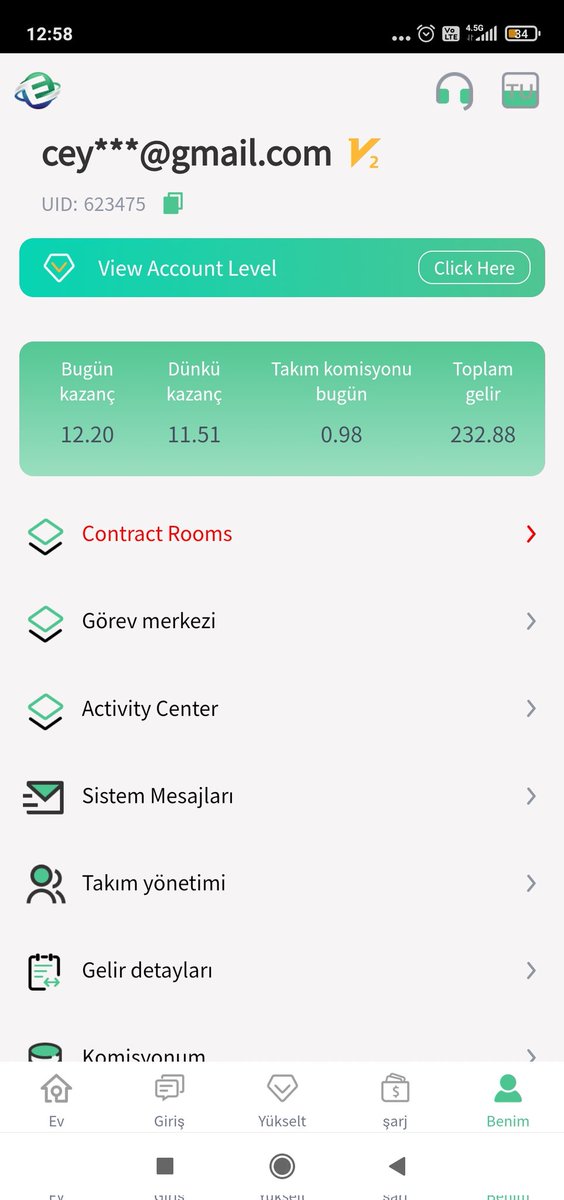 Arkadaşlar merhaba bir uygulama var günlük dolar kazancı veriyor 1 aydır sistemin içindeyim 100$ yatırdığız zamana günlük 2.5/3 dolar veriyor kazanç arttıkça getiride fazla oluyor ilgilenmek isteyenler bana ulaşabilir
h5.espro10.com/#/pages/auth/r…