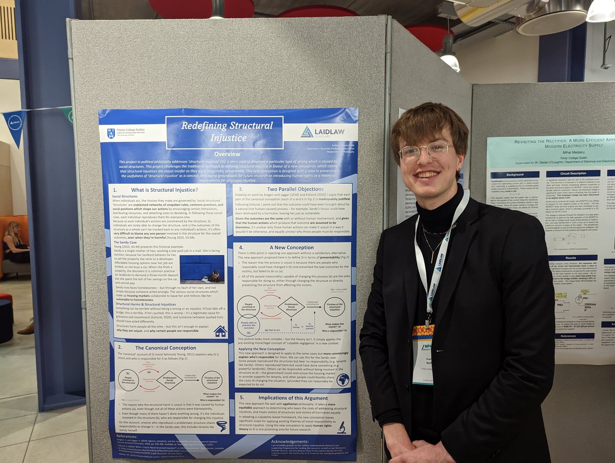 TCDLaidlaw's tweet photo. Well done to all of our Trinity students who took part, presented posters, and contributed to discussions and workshops. https://t.co/9XrrJOudlu