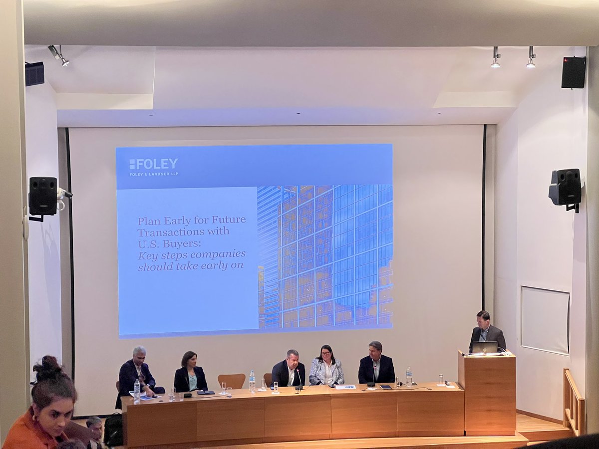 Startup expansion to the US took place at the <a href="/BRFAA_IIBEAA/">Biomedical Research Foundation Academy of Athens</a> and was organized by <a href="/FoleyandLardner/">Foley & Lardner LLP</a> &amp; <a href="/AMolodanof/">Antigoni Molodanof</a>. The <a href="/TTOBRFAA/">Technology Transfer Office - BRFAA</a> &amp; TOO PI <a href="/olga_tz/">OLGA TZORTZATOU - NANOPOULOU</a> were present. It was an inspiring and insightful presentation!