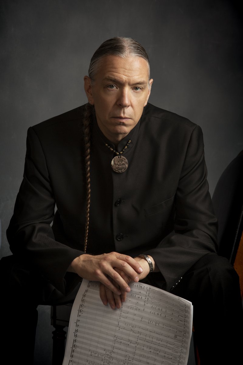 <a href="/Apollochplayers/">Apollo Chamber Players</a>' new album, "MoonStrike," features 3 #AmericanIndian legends, incl. Jerod Impichchaachaaha Tate, &amp; draws inspiration from Apollo Founder Matthew J. Detrick’s love of space &amp; childhood dream to become the 1st person to play the violin in space. #NEWatNOON today