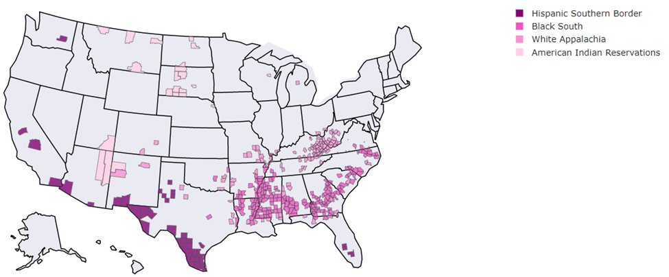 mi_researchdpt's tweet photo. Poverty does not discriminate π: lack of #DigitalInfrastructure and low educational attainment, not race, are among the common traits of the Extremely Vulnerable communities
#countydata #communities #poverty #DigitalDivide https://t.co/7HRrOy8ypp