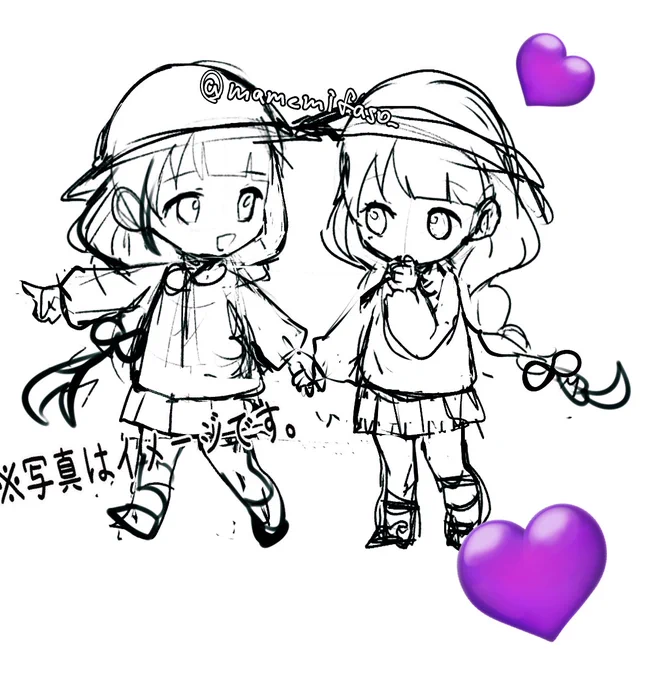 めちゃくちゃ前に力尽きたラフを今更上げる 