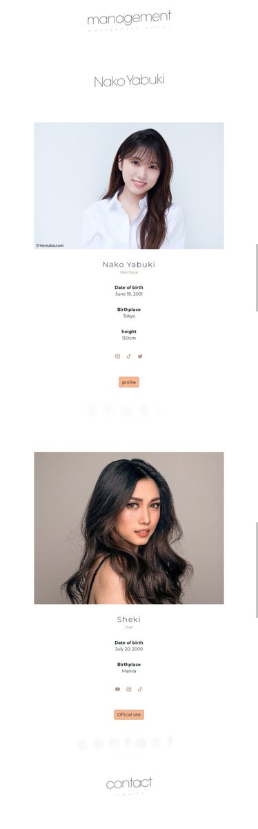 SMnl36's tweet photo. Hoyy! Nasa website na ni Vernalossom si Sheki along with Nako. Omgggg 😍

#MNL48Sheki #MNL48
@mnl48official https://t.co/kxTzYKRksc