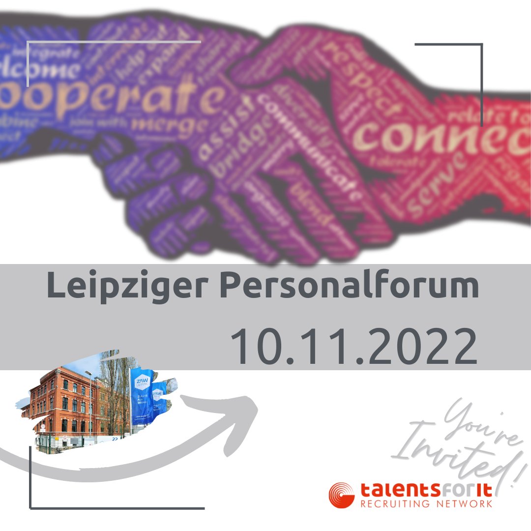 Bald ist es soweit - das Leipziger Personalforum wird am 10.11.2022 stattfinden und wir von tfit sind natürlich auch dabei!

Was Sie genau erwartet: ow.ly/fsLT50LqQ6a

#hr #personal #hrevent #leipzig #bestpractices #recruiting #newwork #newpay
