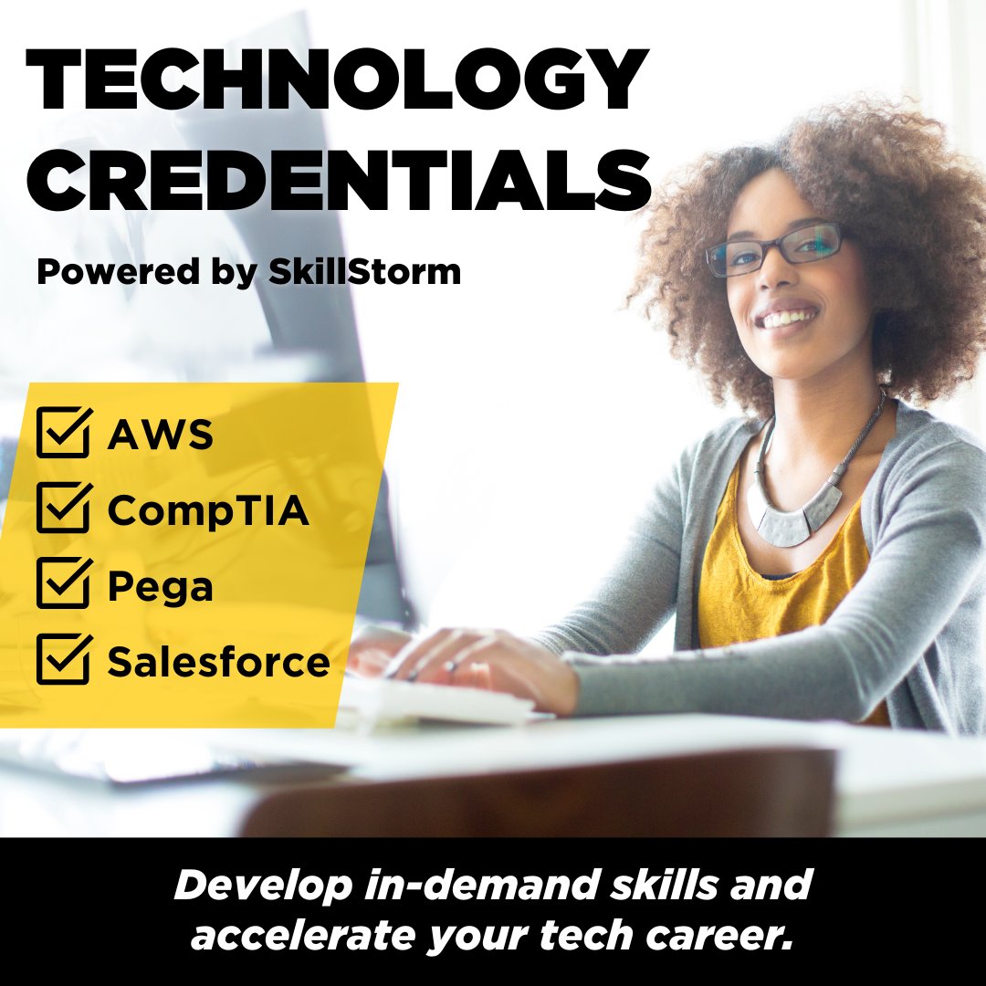 UCF is proud to partner with SkillStorm to offer online, instructor-led training for learners to earn in-demand industry-recognized credentials, including certifications in AWS, CompTIA, Pega, and Salesforce.

View the course catalog: ucf-catalog.skillstorm.com