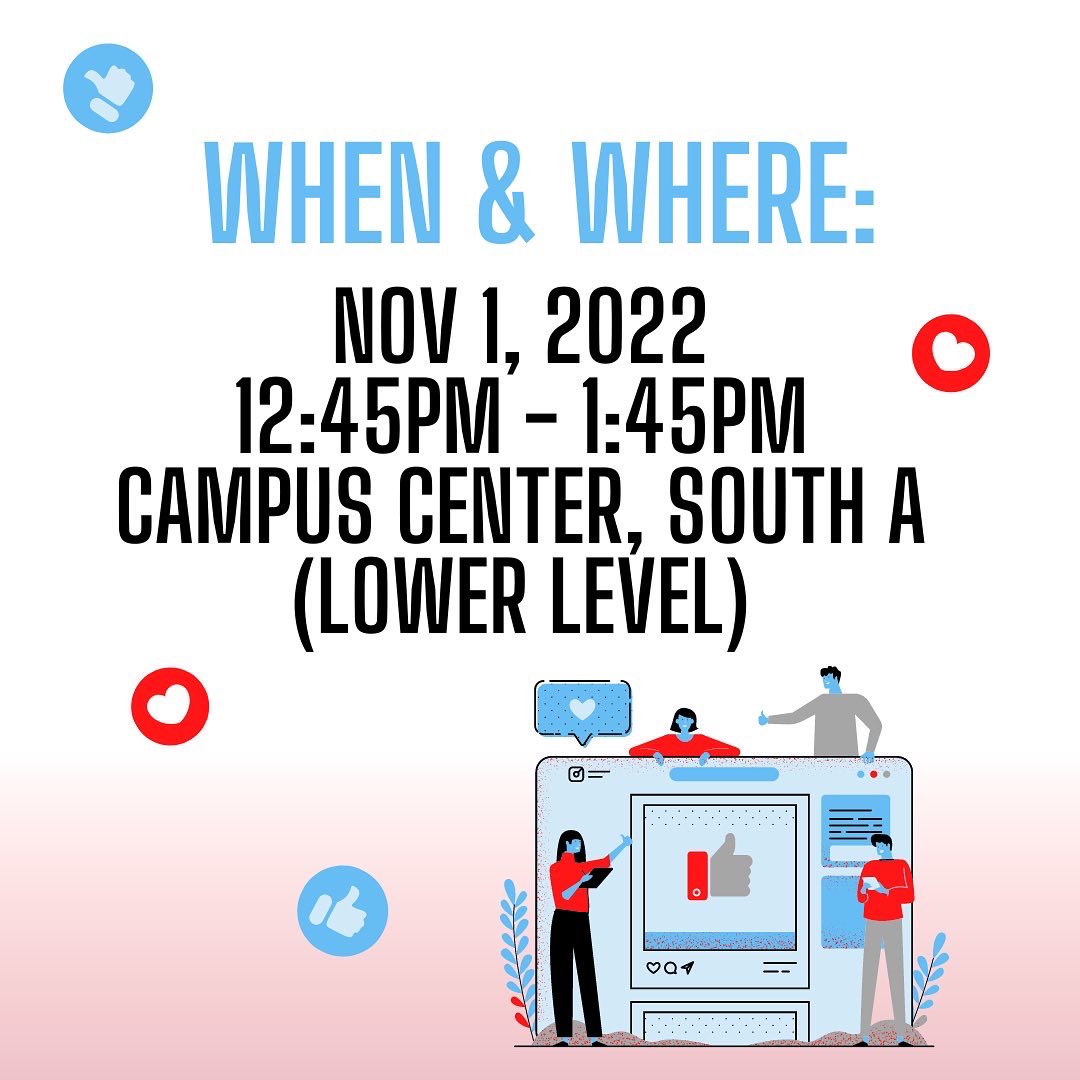 Are you interested in a career in Social Media or Digital Media Marketing? Join us for TODAY’S career panel all about this exciting career path!

WHEN &amp; WHERE
🗓 TODAY
⏰ 12:45PM - 1:45PM EDT
📍 Campus Center, South A (Lower Level)

#ruc #rutgerscamden