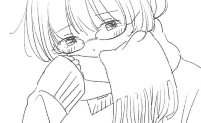今日は絵を描けた...!!明日続き描く...!! 