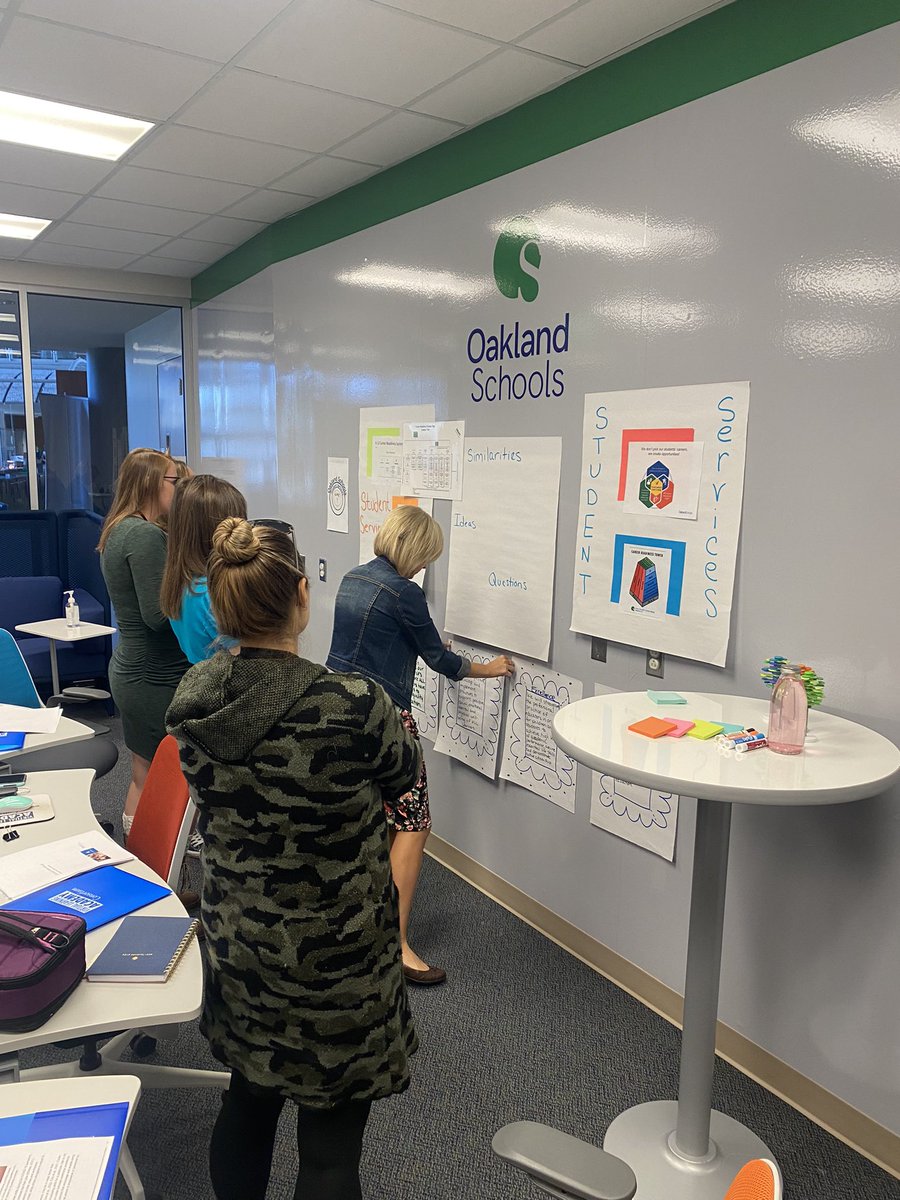 AmandaMcKay9's tweet photo. Launch of VLAC Curriculum Review. How might we offer curriculum options that reflect the values of @OaklandSchools, Student Services, and our stakeholders? Excited for the journey! https://t.co/GTZudKAsY9