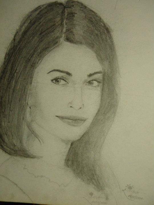 rajaraviverma's tweet photo. Happy birthday to @AishwaryaRai 
Pencil sketch made in 2004 https://t.co/JGrKVHxqi1