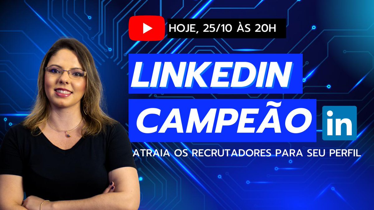 _flai_'s tweet photo. 2️⃣ Atualize o seu LINKEDIN: essa rede será sua porta de entrada no mercado de trabalho. Seja ativo nela, crie networking e prepare seu perfil. 

Esse vídeo ajudará você nessa tarefa. https://t.co/4bdpaRQLSo