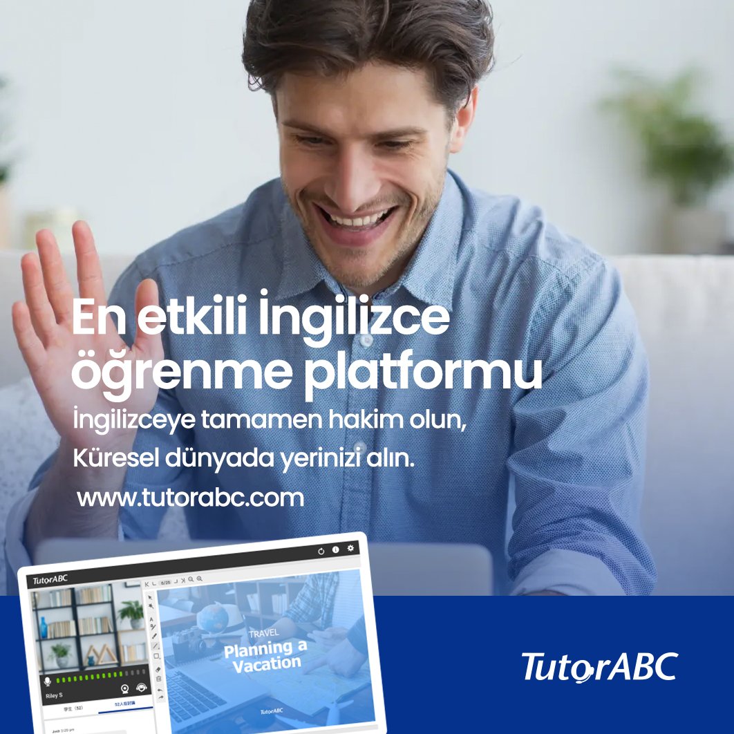 Tutorabc_Turkey's tweet photo. ✨En etkili İngilizce öğrenme platformu!
👩🏼🏫Ana dili İngilizce olan öğretmenler
📚Ücretsiz canlı deneme dersi imkanı
💙%97 memnuniyet garantisi
🙋🏻Birebir, grup ve amfi dersleri
#tutorabc #english #ingilizce
#onlineingilizce #onlineeğitim https://t.co/gjhyk2Tuql