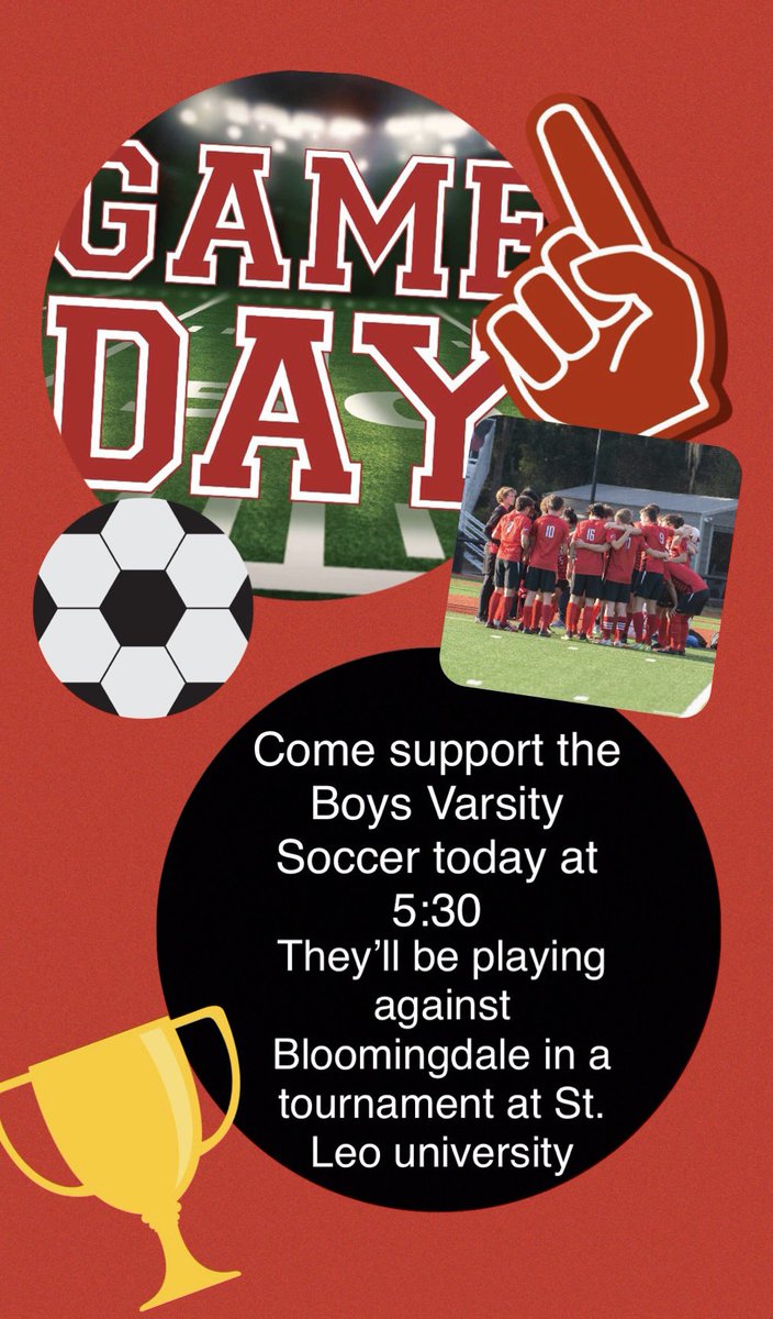 It’s #gameday!US Varsity Boys soccer has a preseason tournament this week! They play Bloomingdale today at 5:30 and Sickles high school on Thursday at 5:30! Come show your support at St. Leo University!#cdspatriots #showYourSupport #VarsitySoccer