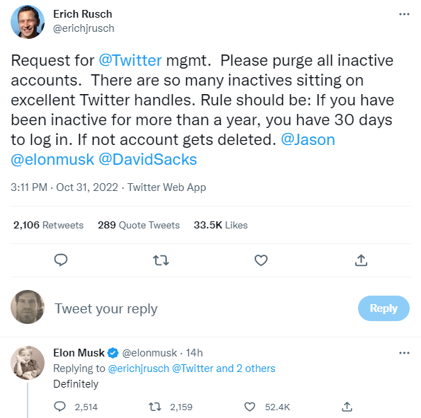 Dexerto On Twitter Elon Musk Might Soon Be Removing Inactive Accounts dexerto-on-twitter-elon-musk-might-soon-be-removing-inactive-accounts