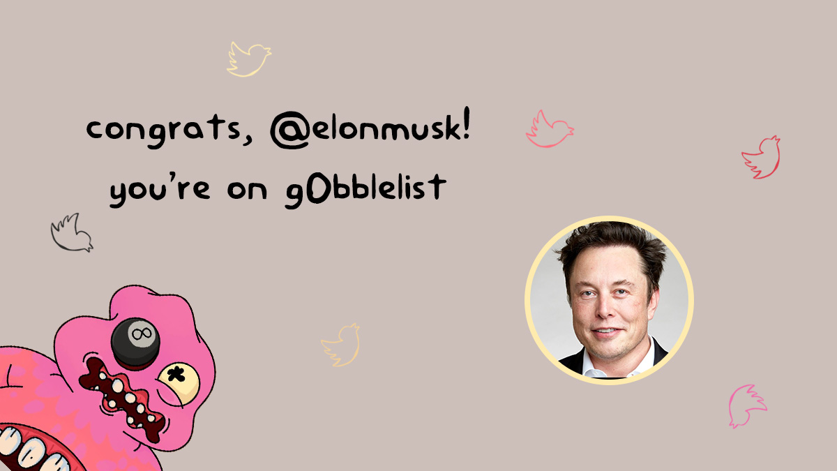g0bbleg00's tweet photo. no, we are not picking paper-hand influencers for our
gObblelist

the only exception is @elonmusk
👌🏻he loves experimenting
👌🏻not bad at jokes
👌🏻he is a billionaire and won't paperhand (probably)

welcome aboard, Elon!

!g0b https://t.co/12tTEegfDC