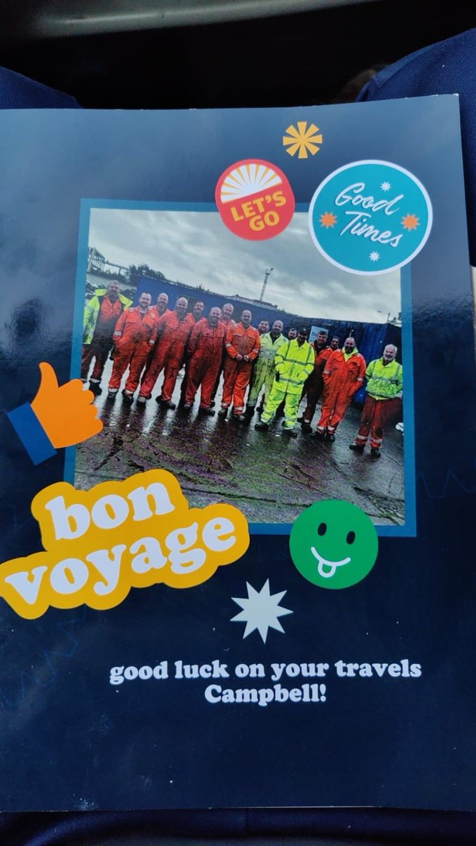 BeechGroup's tweet photo. A sad but exciting day for one of our demolition operatives, Campbell, who is leaving the Beech team to solo travel.

He has made friends for life here at Beech, his peers on site gifted him a heartfelt goodbye card for him.

Good luck Campbell!

#family #workfamily #team https://t.co/KRbh2hpnHr