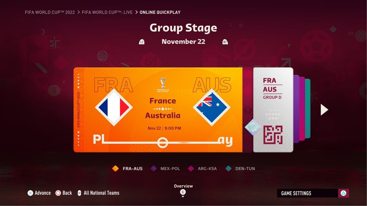 _beFIFA's tweet photo. 🔴 L'interface du mode Coupe du Monde sur #FIFA23 😍 https://t.co/e7enVlzYtT