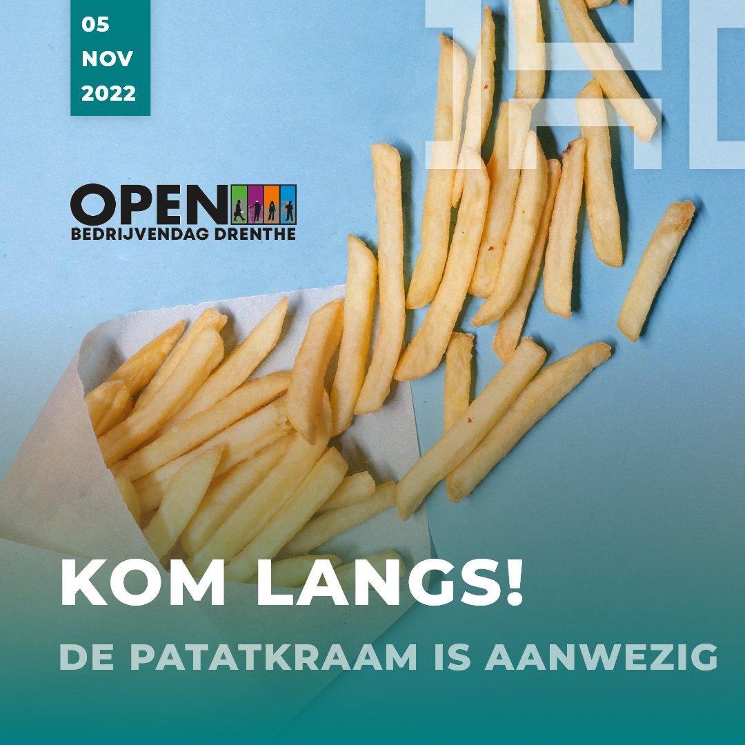 Zin in een gratis patatje? Bezoek dan <a href="/HARWIGBV/">Harwig Installatietechniek</a> vandaag tijdens de Open Bedrijvendag in de @gemeente Emmen.