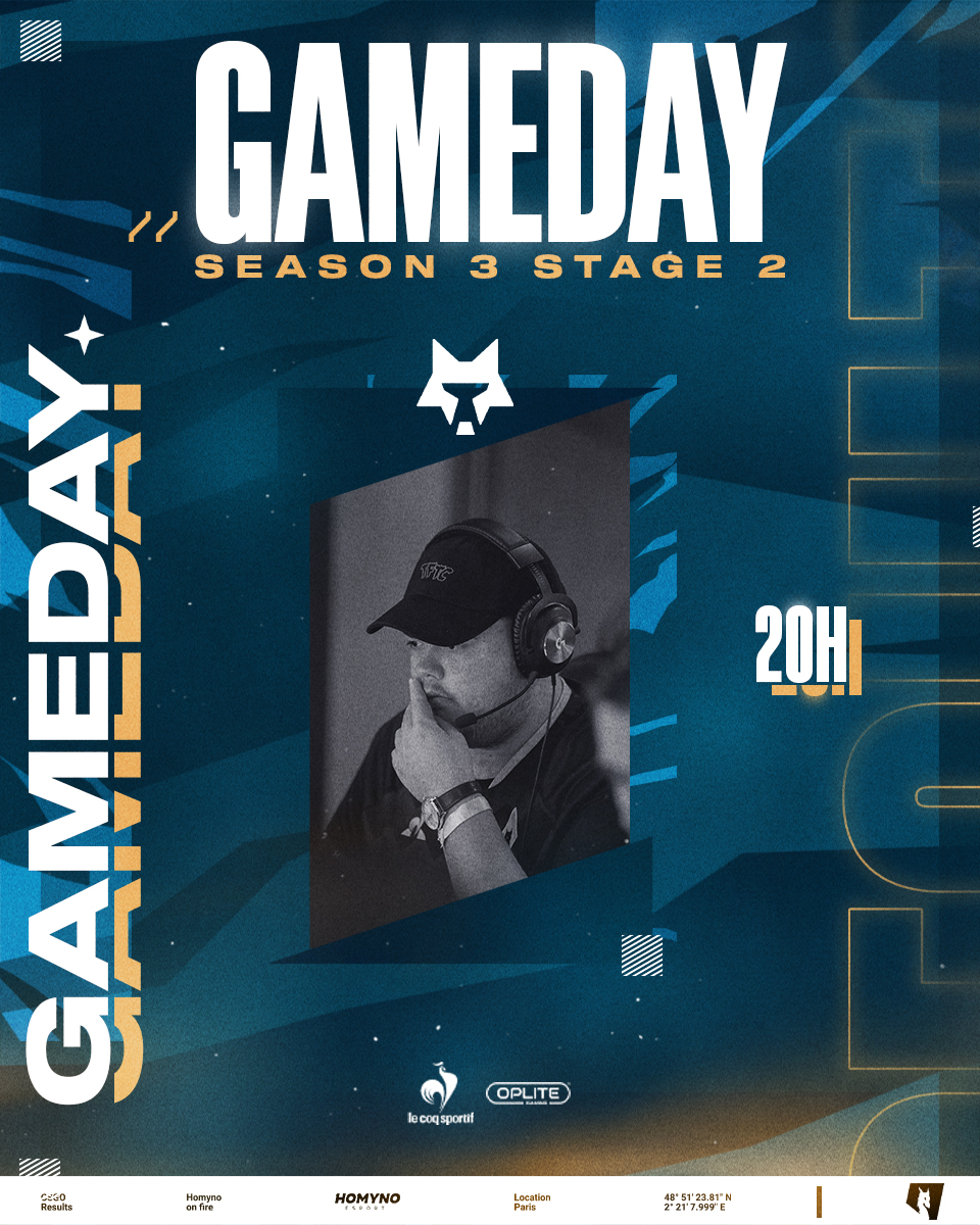 🪖 Dès 20h, retrouvez notre équipe #CSGO pour un match de folie face aux <a href="/GenOneEsport/">GenOneEsport</a> ! ⚔️

Match important car en cas de victoire, on passe en demi-finale LAN ! 🥳

#N1Stage2 | #HOMYNONFIRE 🔥