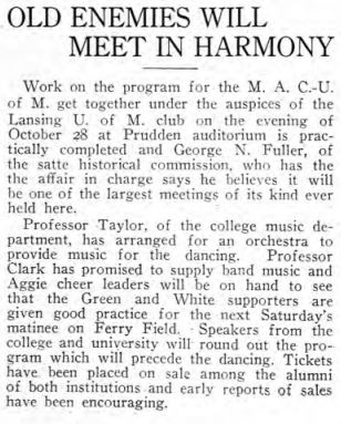 100 Years ago at Michigan State University tweet media